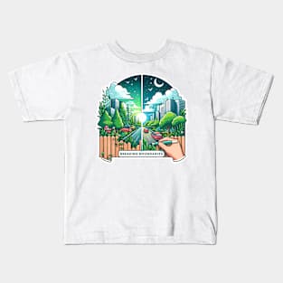Beyond Borders: Embracing the Call to Decriminalize Nature Kids T-Shirt